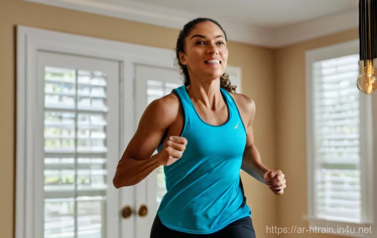 홈트 운동을 위한 음악 - Here are three detailed image generation prompts in English, keeping all the specified guidelines in... 홈트 운동을 위한 음악 - Here are three detailed image generation prompts in English, keeping all the specified guidelines in...