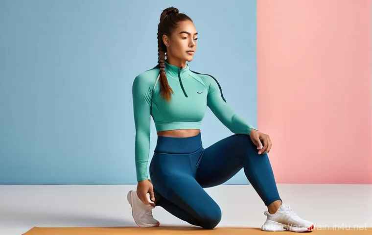 홈트 운동에 적합한 옷과 장비 - Image Prompt 1: The Power of Advanced Sportswear** 홈트 운동에 적합한 옷과 장비 - Image Prompt 1: The Power of Advanced Sportswear**